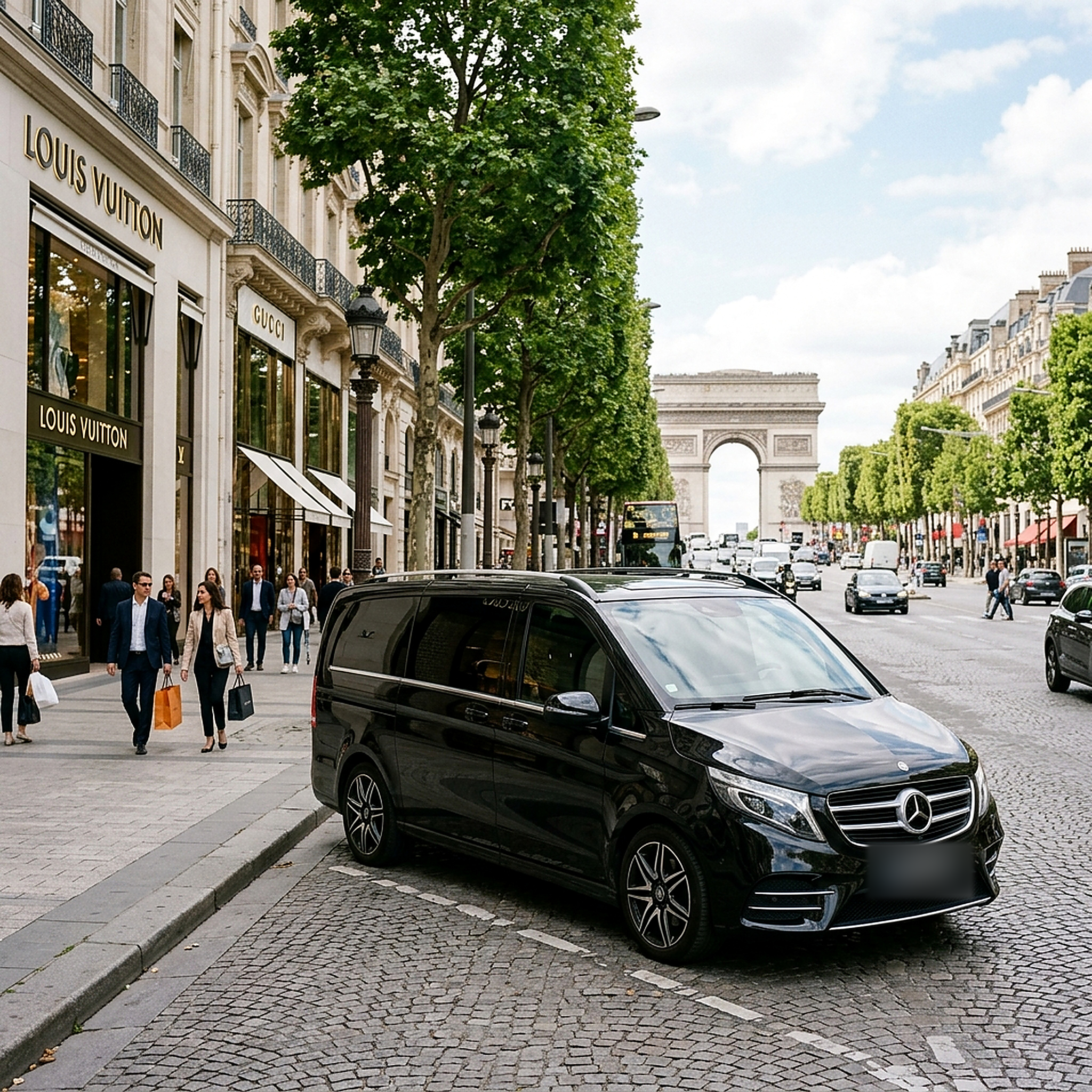 Mercedes Classe V Champs-Élysées
