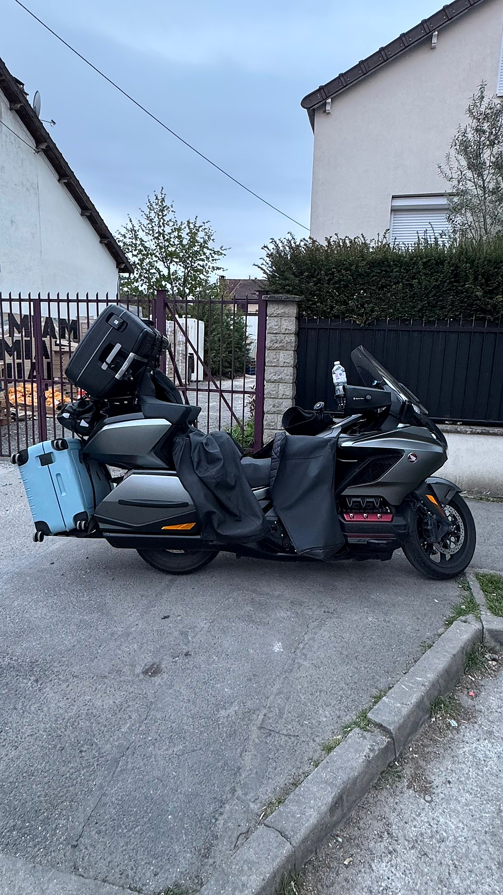 Honda Goldwing avec valises